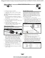 Preview for 12 page of CleanShot 2050PSI Owner'S Manual