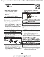 Preview for 26 page of CleanShot 2050PSI Owner'S Manual