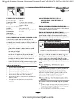 Preview for 29 page of CleanShot 2050PSI Owner'S Manual