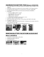 Preview for 7 page of CleanStar ESCAPE Hybrid Instruction Manual