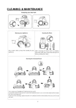 Предварительный просмотр 9 страницы CleanStar VCHASER Instruction Manual