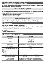 Предварительный просмотр 6 страницы cleansui CP305E Instruction Manual