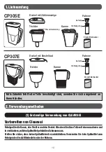 Предварительный просмотр 19 страницы cleansui CP305E Instruction Manual