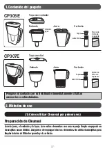 Предварительный просмотр 37 страницы cleansui CP305E Instruction Manual