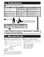 Preview for 8 page of cleansui MP02-1E Instruction And Installation Manual