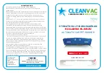 CLEANVAC BRS 260 Quick Start Manual preview