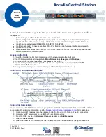 Clear-Com Arcadia Central Station Quick Start Manual предпросмотр