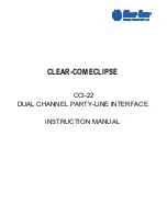 Clear-Com ECLIPSE MATRIX Instruction Manual предпросмотр