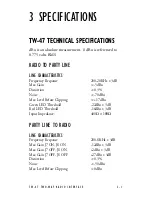 Preview for 23 page of Clear-Com Encore TW-47 Instruction Manual