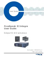 Clear-Com FreeSpeak II Integra User Manual предпросмотр