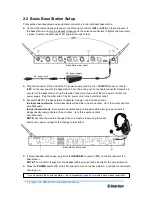 Предварительный просмотр 13 страницы Clear-Com HME DX210 Operating Instructions Manual