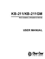 Предварительный просмотр 1 страницы Clear-Com KB-211 User Manual