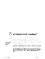 Предварительный просмотр 51 страницы Clear-Com PL-PRO EF-1M Instruction Manual