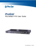 Clear-Com ProGrid PG2-MADI-F-FX User Manual предпросмотр