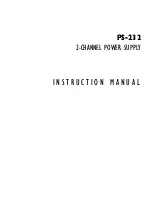 Предварительный просмотр 1 страницы Clear-Com PS-232 Instruction Manual