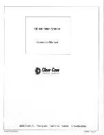 Clear-Com SB-440 Operation Manual предпросмотр