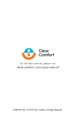 Preview for 2 page of Clear Comfort CCW50 Installation, Operation & Maintenance Manual