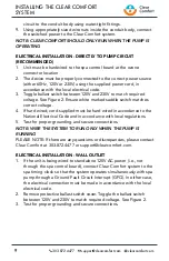 Preview for 12 page of Clear Comfort CCW50 Installation, Operation & Maintenance Manual