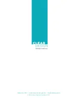 Preview for 22 page of CLEAR DESIGN BHALGSA General Installation Manual