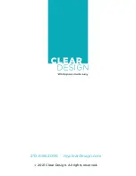 Preview for 24 page of CLEAR DESIGN BL-3 General Manual