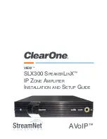 Clear One VIEW SLX300 Installation And Setup Manual preview