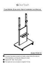 Preview for 1 page of Clear Touch FIXM-V2 Installation And Manual