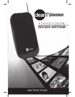 Clear TV X-74 Instructions Manual preview