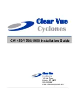 Clear Vue Cyclones CV1450 Installation Manual preview