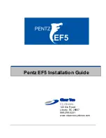 Clear Vue Cyclones Pentz EF5 Installation Manual preview