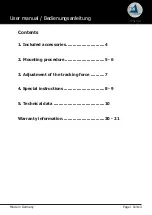 Preview for 3 page of Clearaudio Concept MC User Manual