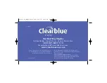 Preview for 36 page of Clearblue Easy Instruction Booklet