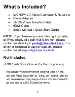 Preview for 4 page of ClearClick AV2HD 2.0 Manual