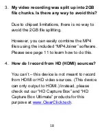 Preview for 18 page of ClearClick AV2HD 2.0 Manual