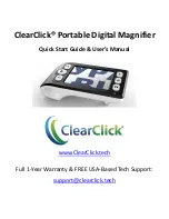 ClearClick PM18 Quick Start Manual And User Manual preview