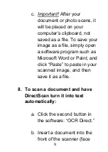 Preview for 9 page of ClearClick PORTABLE PHOTO & DOCUMENT SCANNER Quick Start Manual & User Manual