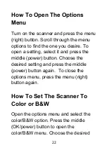 Preview for 22 page of ClearClick PORTABLE PHOTO & DOCUMENT SCANNER Quick Start Manual & User Manual