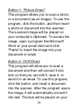 Preview for 28 page of ClearClick PORTABLE PHOTO & DOCUMENT SCANNER Quick Start Manual & User Manual