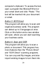 Preview for 29 page of ClearClick PORTABLE PHOTO & DOCUMENT SCANNER Quick Start Manual & User Manual