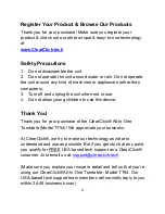 Preview for 2 page of ClearClick TT54 Quick Start Manual And User Manual