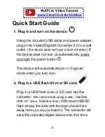 Предварительный просмотр 5 страницы ClearClick Video 2 Digital Converter 2.0 Users Manual & Quick Start Manual