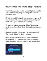 Preview for 10 page of ClearClick Video2Digital User Manual