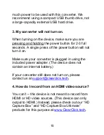 Preview for 15 page of ClearClick Video2Digital User Manual