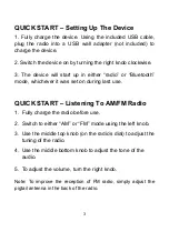 Preview for 3 page of ClearClick VR45 Quick Start Manual & User Manual