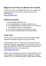 Preview for 2 page of ClearClick VT32 Quick Start Manual And User Manual