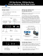 Preview for 1 page of ClearCube CD10 Series Quick Start Manual