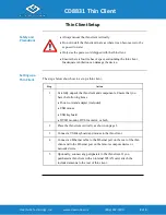 Preview for 3 page of ClearCube Thin Client CD8831 Quick Start Manual