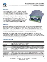 Preview for 3 page of Clearfield Clearview Blue Installation Manual