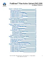 Preview for 3 page of Clearfield FieldSmart FAC 3200 Installation Manual