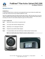 Preview for 53 page of Clearfield FieldSmart FAC 3200 Installation Manual