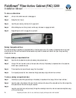 Preview for 54 page of Clearfield FieldSmart FAC 3200 Installation Manual